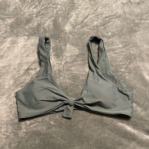Army green women’s bikini top